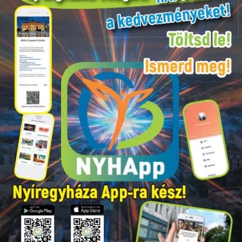 Elindult Nyíregyháza Megyei Jogú Város legújabb digitális fejlesztése, a NYHApp, kövessék és használják az applikáció adta lehetőségeket